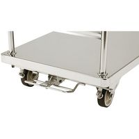 テックサス フットブレーキ付ニューウイング 両ハンドル NW-1275DWH-FB 1台 64-0785-86（直送品）