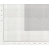 ナディック 顕微鏡用スケール(シートゲージ) 方眼ゲージ NHW-28 1個(1枚) 64-0995-57（直送品）