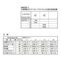 桐山製作所 分留側管付クライゼンフラスコによる減圧蒸留装置 AB25D-1-1 1セット 64-1060-67（直送品）
