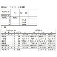 桐山製作所 ウイドマー分留装置 AB70C-1-3 1セット 64-1065-11（直送品）