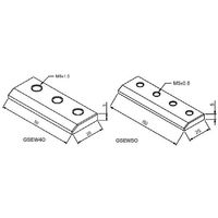 ジーネット ワイヤーカットクランプ GSEW40 1個 64-3262-32（直送品）