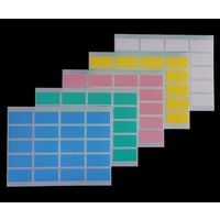 アイシス パステルカラーラベル シートタイプ 5色ミックス MPCL1530SM 1袋(200色) 64-2326-38（直送品）