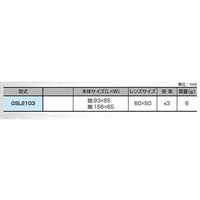 ジーネット カードルーペ GSL2103 1枚 64-3266-29（直送品）