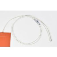 シリコンラバーヒーター 【両面テープ付き、リード線延長1m】100V 60W 25mm×300mm SR100-60-25-300-P-L1（直送品）