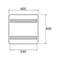 日本緑十字社 道路標識(構内用) P(駐車可) 道路403(AL) 反射タイプ アルミ製 133710 1枚 63-4165-19（直送品）