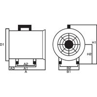 ジーネット ポータブルファン GS200 1台 64-3266-80（直送品）