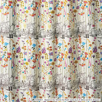 スミノエ DISNEY セミオーダー カーテン プー ガーデンプレイス 1000×2300mm ピンク １セット(2枚入)（直送品）