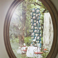 スミノエ DISNEY セミオーダー カーテン アリス アジサイ 1300×1400mm ダークブルー １セット(2枚入)（直送品）