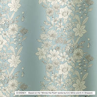 スミノエ DISNEY セミオーダー カーテン プー パルテール 2300×1950mm ライトブルー １セット(2枚入)（直送品）