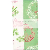 【4枚セット】　くろちく　両面ガーゼてぬぐい　22-0173-274　（直送品）