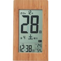 【ギフト包装】アデッソ　竹の日めくり電波時計　22-0290-084　1個（直送品）