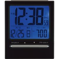 【ギフト包装・2個セット】　アデッソ　大画面デジタル目覚まし時計　22-0670-014　（直送品）