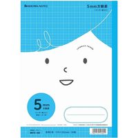 ショウワノート ジャポニカフレンド 5mm方眼(+字リーダー入り) 青 B5サイズ MFSー5B 116030500 1セット(1冊×10)
