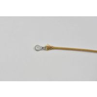 温度センサー【熱電対K】デュープレックス(先端溶接)タイプ(クラス2 シリカガラス被覆)ー先端に丸端子付ー TH-8292-10-M 1本（直送品）