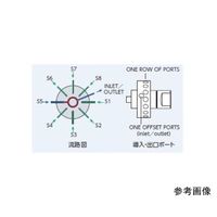 VICI マルチポジションSDバルブ MWタイプ 6ポジション エアー駆動式 1/16” A4CSD6MWE 1パック(1台)（直送品）