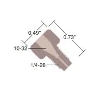 IDEX アダプターボディー PEEK P-669-01 1個 64-3956-04（直送品）