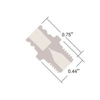 IDEX ルアーマイクロアダプター P-662 1個 64-3956-01（直送品）