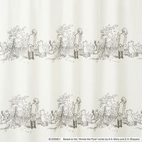 スミノエ DISNEY セミオーダー レースカーテン プー シークレット 2100×1490mm ベージュ １セット(2枚入)（直送品）