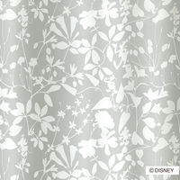 スミノエ DISNEY セミオーダー レースカーテン ミッキー カーニバルボイル 1300×1190mm ホワイト １セット(2枚入)（直送品）