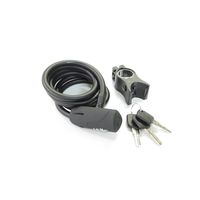 ULAC ネオケーブルロック Y10 BAUHAUS ブラック BK 1個（直送品）