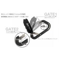 クロップス SPD03ーSC01ー01 ELK(エルク) φ3x1500mm ブラック 1個（直送品）