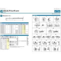 不二ラテックス ガススプリング(Φ22) FGSー22シリーズ FGS-22-150-BB-1180 1本（直送品）