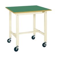 サカエ 軽量作業台(KHタイプ/均等耐荷重200kg/サカエリューム天板/H900mm/移動式) KHー49FBI 1台（直送品）