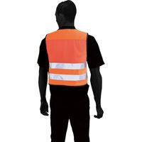 中国産業 0358C's CLUB高輝度メッシュベスト蛍光オレンジF 0358-096-F 1枚（直送品）