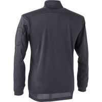 中国産業 1120C's CLUBパフォーマンスZIP 長袖ポロシャツクロL 1120-19-L 1枚（直送品）