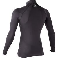 中国産業 1650C's CLUBハーフジップ長袖ポロシャツクロLL 1650-19-LL 1枚（直送品）