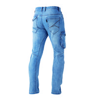 中国産業 9855HOP-SCOTストレッチデニムカーゴパンツライトブルーLL 9855-838-LL 1本（直送品）