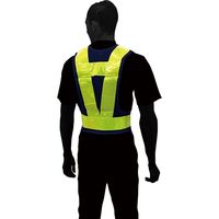 中国産業 0302C's CLUB反射安全ベストショート紺x黄色F 0302-92-F 1枚（直送品）
