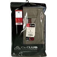 中国産業 1330C's CLUB長袖ポロシャツ（ポケットあり）チャコールグレーL 1330-34-L 1枚（直送品）