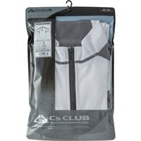 中国産業 1721C's CLUBリフレクションZIP 半袖ポロシロL 1721-18-L 1枚（直送品）