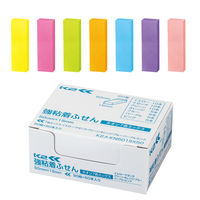 【強粘着】コクヨ　ふせん　50×15mm　ネオン7色アソート　K2メ-KN5015X50　90枚×50冊×1箱　〈K2〉