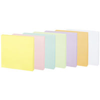 【強粘着】コクヨ　ふせん　75×75mm　パステル7色アソート　K2メ-KP7575X20　90枚×20冊×1箱　〈K2〉（直送品）