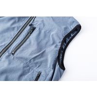 中国産業 1862C's CLUBWZ・メランジフードベスト杢シルバーXXL 1862-122-XXL 1枚（直送品）