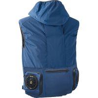 中国産業 9014HOP-SCOTWZ ハイクオリティ・ケーブルレスフードベストドット・ネイビーXXL 9014-827-XXL 1枚（直送品）