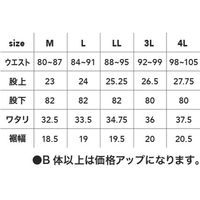 中国産業 1805C's CLUB超軽ボンディング脇ゴムカーゴパンツアッシュ・グレー4L 1805-818-4L 1本（直送品）