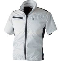 中国産業 9107HOP-SCOTWZ ミニリップ・半袖ジャケットシルバーXXL 9107-26-XXL 1枚（直送品）