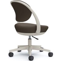 オカムラ パラベル スタンダード ５本脚ナイロンキャスター インターロック ライトグレージュ×ダークブラウン 8CBABL FXW3 1脚（直送品）