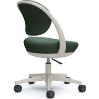 オカムラ パラベル スタンダード ５本脚ナイロンキャスター インターロック ライトグレージュ×ダークグリーン 8CBABL FXW5 1脚（直送品）