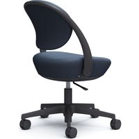 オカムラ パラベル カバーリングタイプ ５本脚ウレタンキャスター ブラックボディ インディゴ（インターロック） 8CBAES FXW4 1脚（直送品）