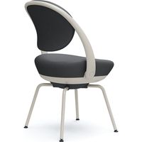 オカムラ パラベル スタンダードタイプ スチール４本脚 ライトグレージュボディ ダークグレー（ツイル） 8CBAGL FKY1 1脚（直送品）