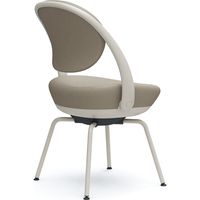 オカムラ パラベル スタンダードタイプ スチール４本脚 ライトグレージュボディ ベージュ（ツイル） 8CBAGL FKY7 1脚（直送品）