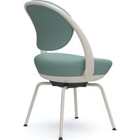 オカムラ パラベル スタンダードタイプ スチール４本脚 ライトグレージュボディ セージ（ツイル） 8CBAGL FKY6 1脚（直送品）