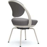 オカムラ パラベル スタンダードタイプ スチール４本脚 ライトグレージュボディ グレー（インターロック） 8CBAGL FXW1 1脚（直送品）