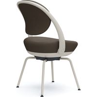 オカムラ パラベル スタンダード スチール４本脚 インターロック ライトグレージュ×ダークブラウン 8CBAGL FXW3 1脚（直送品）