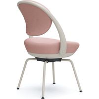 オカムラ パラベル スタンダードタイプ スチール４本脚 ライトグレージュボディ ペールピンク（インターロック） 8CBAGL FXW8 1脚（直送品）