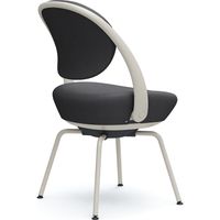 オカムラ パラベル カバーリングタイプ スチール４本脚 ライトグレージュボディ ダークグレー（インターロック） 8CBAGN FXW0 1脚（直送品）